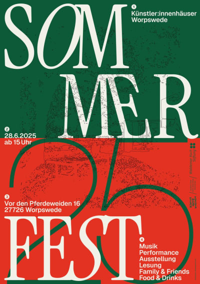 Worpswede Künstler:innenhäuser Sommerfest 2025